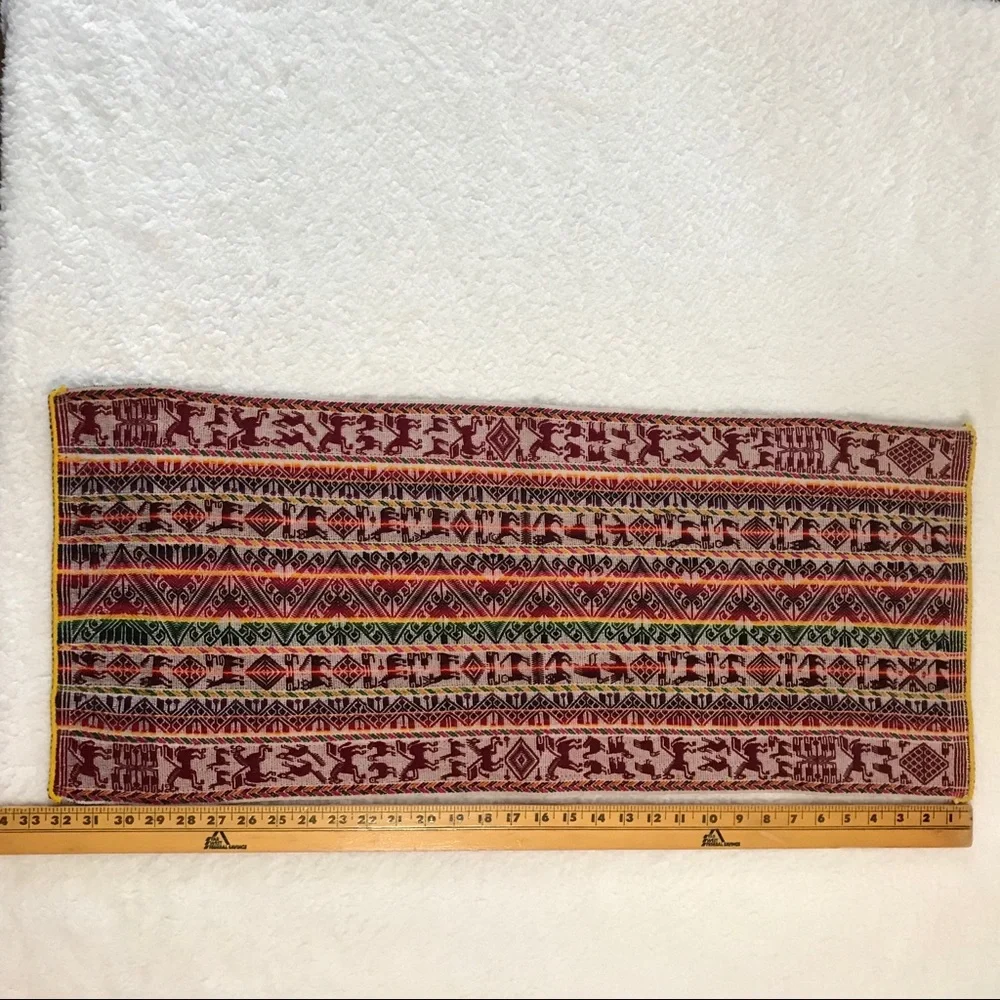 Peruvian Table-Runner Decorative Colorful‎ Woven